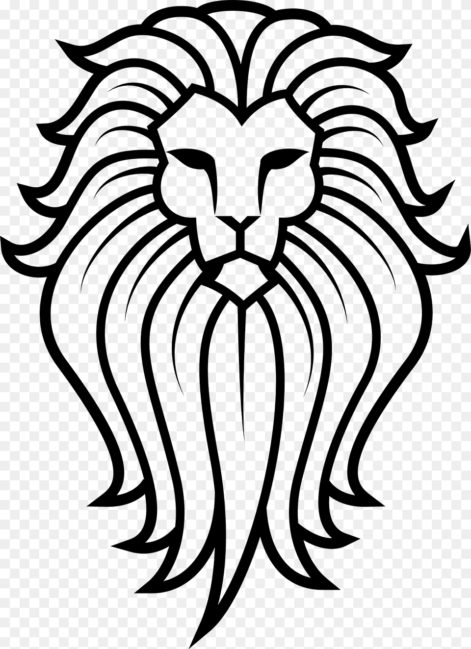 Lion Head Clipart, Art, Drawing, Animal, Mammal Free Transparent Png