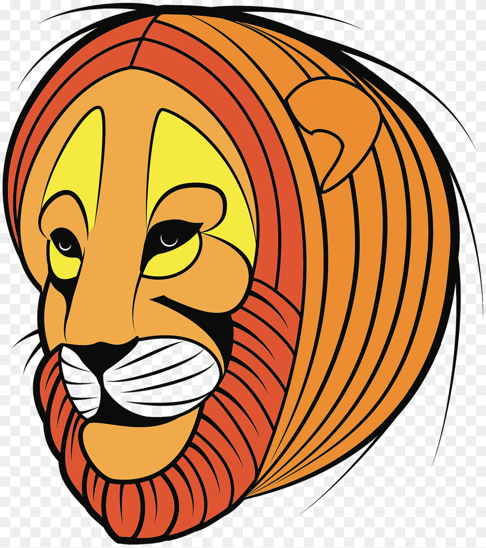 Lion Head Clipart, Cartoon, Baby, Person, Face Free Png