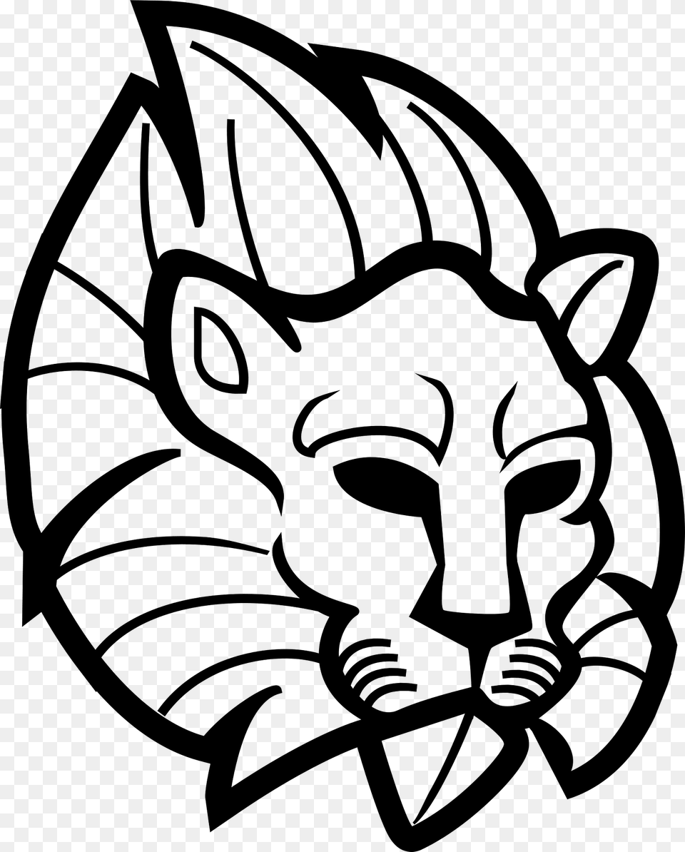 Lion Head Clipart, Art, Accessories, Weapon, Grenade Png Image