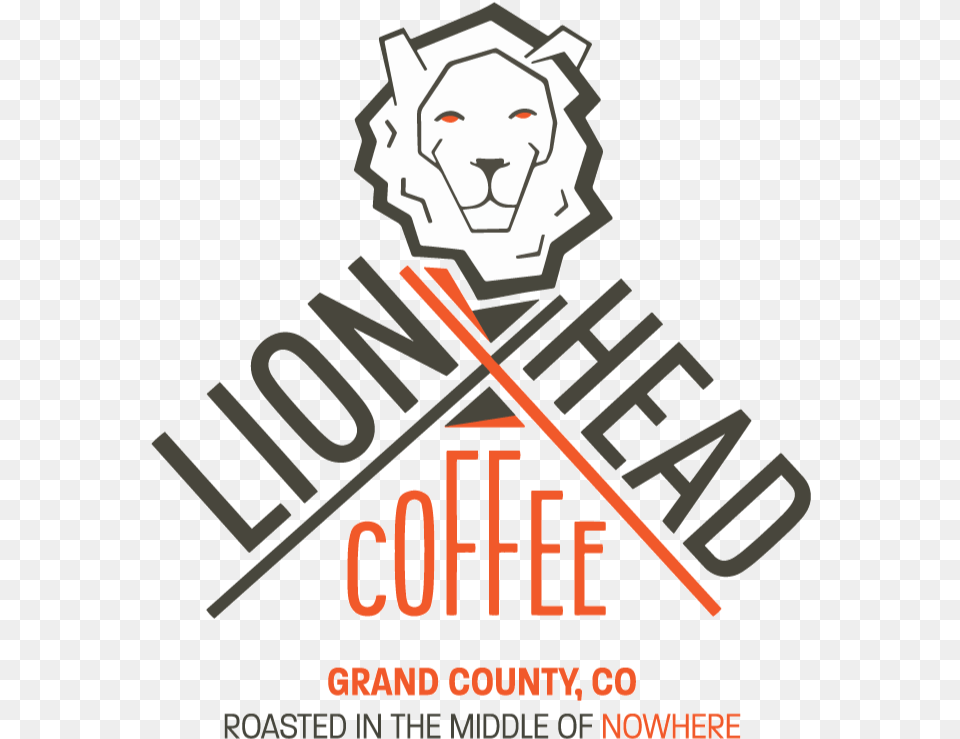Lion Head Coffee Granby Colorado Lionheadcoffeecom Language, Advertisement, Poster, Face, Person Free Png Download