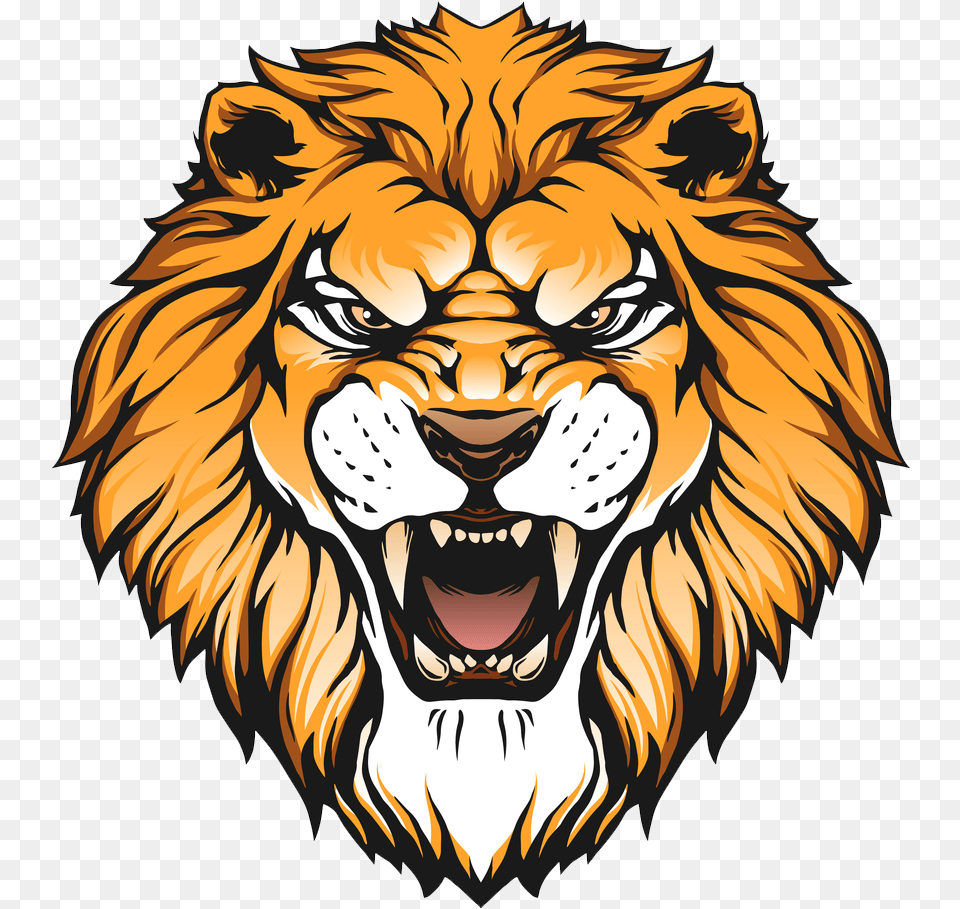 Lion Head Download, Animal, Mammal, Wildlife, Tiger Png Image