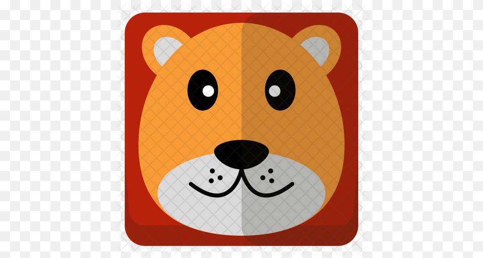 Lion Head Icon Cartoon Png Image