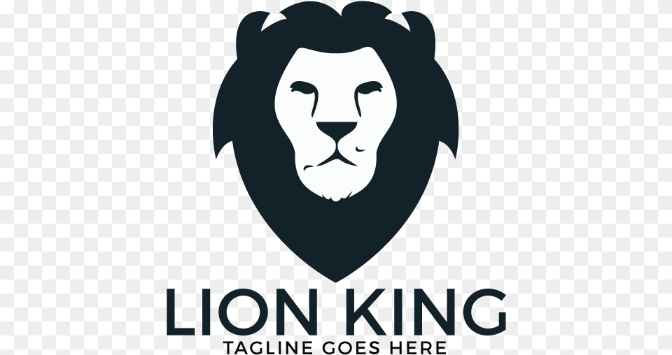 Lion Head Logo Design Illustration, Stencil, Photography, Face, Person Free Png