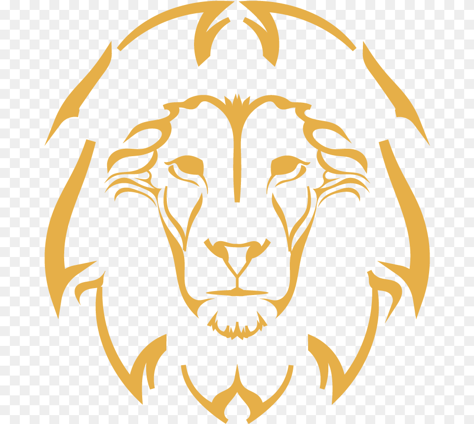 Lion Head Logo Image Logo Transparent Lion Head, Person, Face, Animal, Mammal Free Png