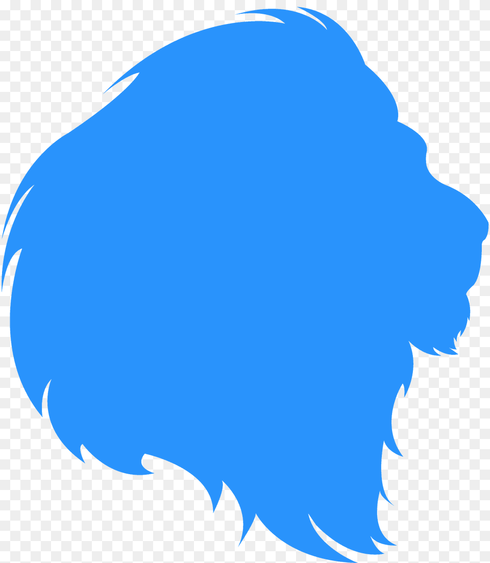Lion Head Silhouette, Water Sports, Water, Leaf, Leisure Activities Free Png Download