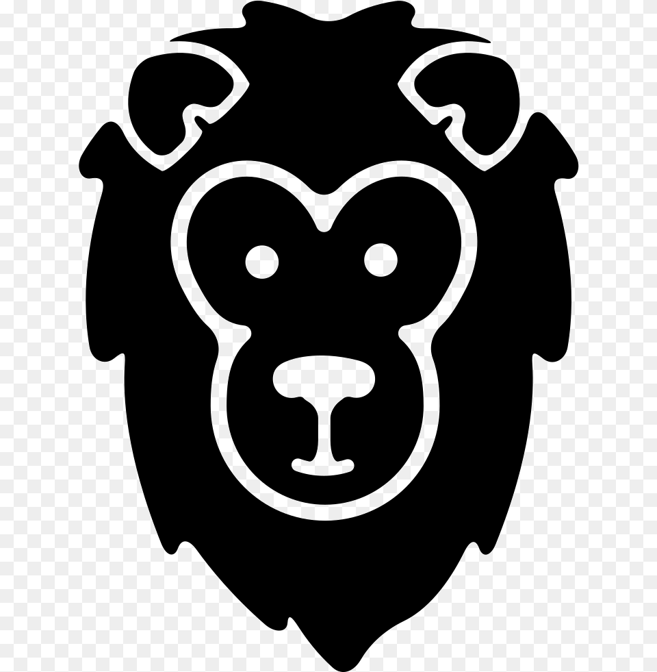 Lion Head Silueta De Cara De Leon, Stencil, Ammunition, Grenade, Weapon Free Transparent Png