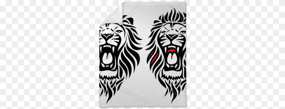 Lion Head Tattoo Design, Stencil, Home Decor, Blackboard Free Png