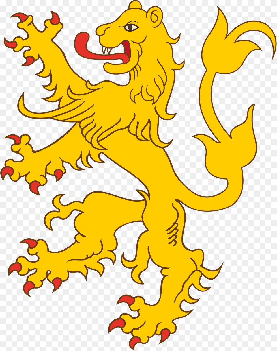 Lion Heraldry Download Heraldic Lion, Dragon, Animal, Mammal, Wildlife Free Transparent Png