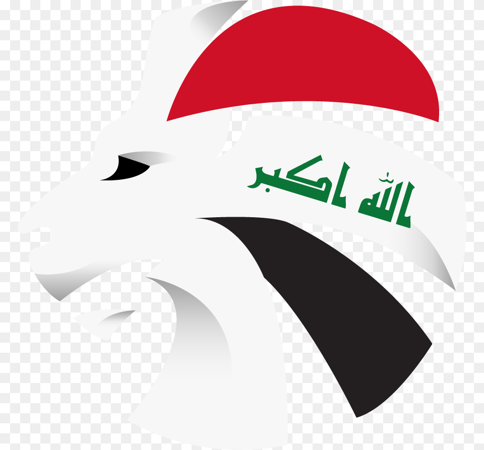 Lion Icon Logo Design 3 1 Logo Iraq Soccer, Cap, Clothing, Hat, Graphics Png Image