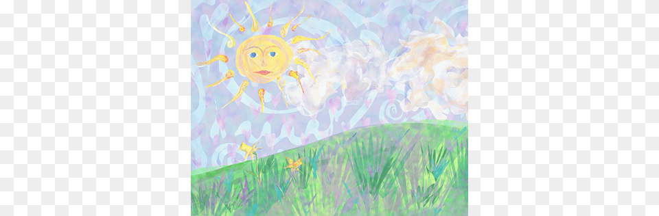 Lion In The Sky Lion, Art, Painting, Grass, Plant Free Png Download