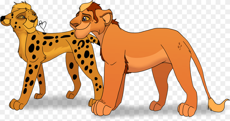 Lion King And Friends, Animal, Cheetah, Mammal, Wildlife Png Image