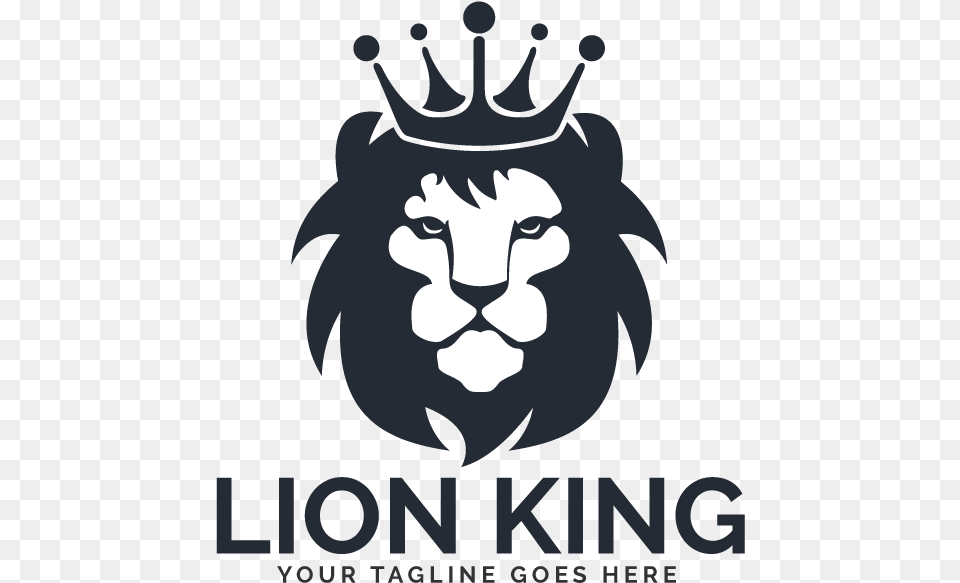 Lion King Logo Design, Person, Stencil, Symbol, Face Free Png