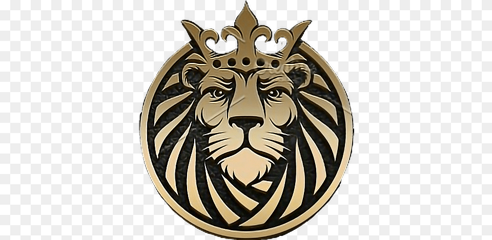 Lion King Logo Design Clipart King Logo, Emblem, Symbol, Cross, Animal Free Png Download