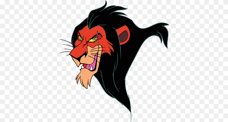 Lion King Scar Portrait Scar Lion King Decal, Cartoon, Person, Face, Head Free Png Download