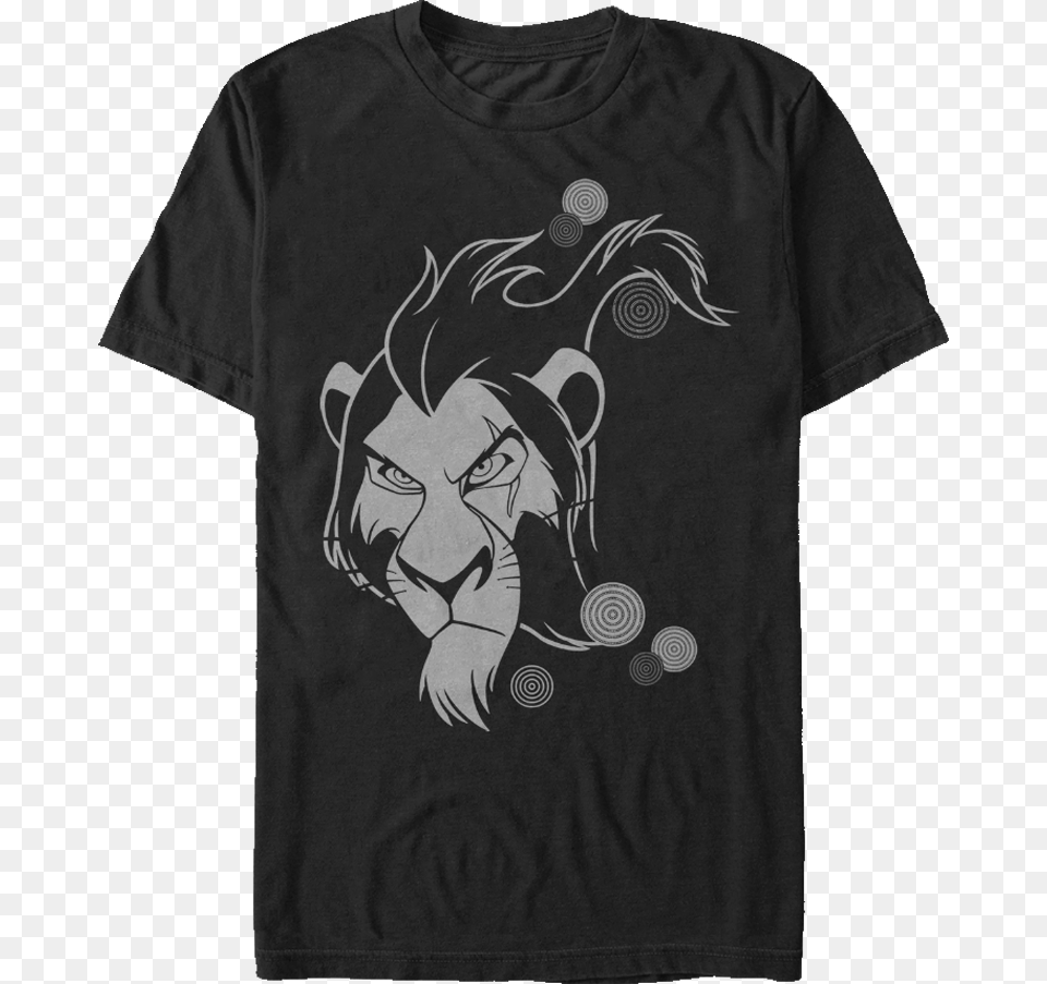 Lion King Scar Tribal T Shirt The Lion King, Clothing, T-shirt, Face, Head Png Image