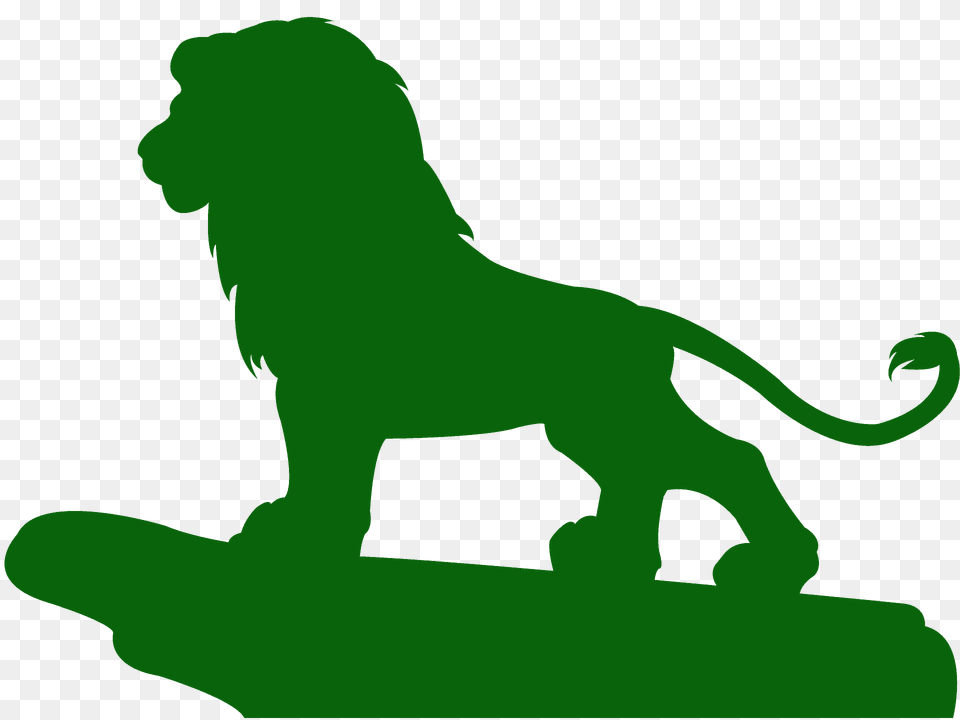 Lion King Silhouette, Animal, Mammal, Wildlife, Bear Free Png Download