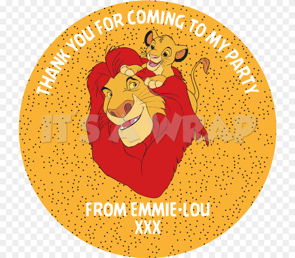 Lion King Simba Sweet Cone Stickers Lion King, Baby, Person, Logo, Face Png