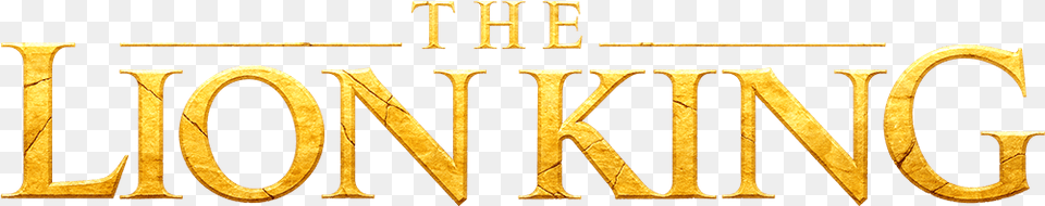 Lion King Title, Text, Gold Png