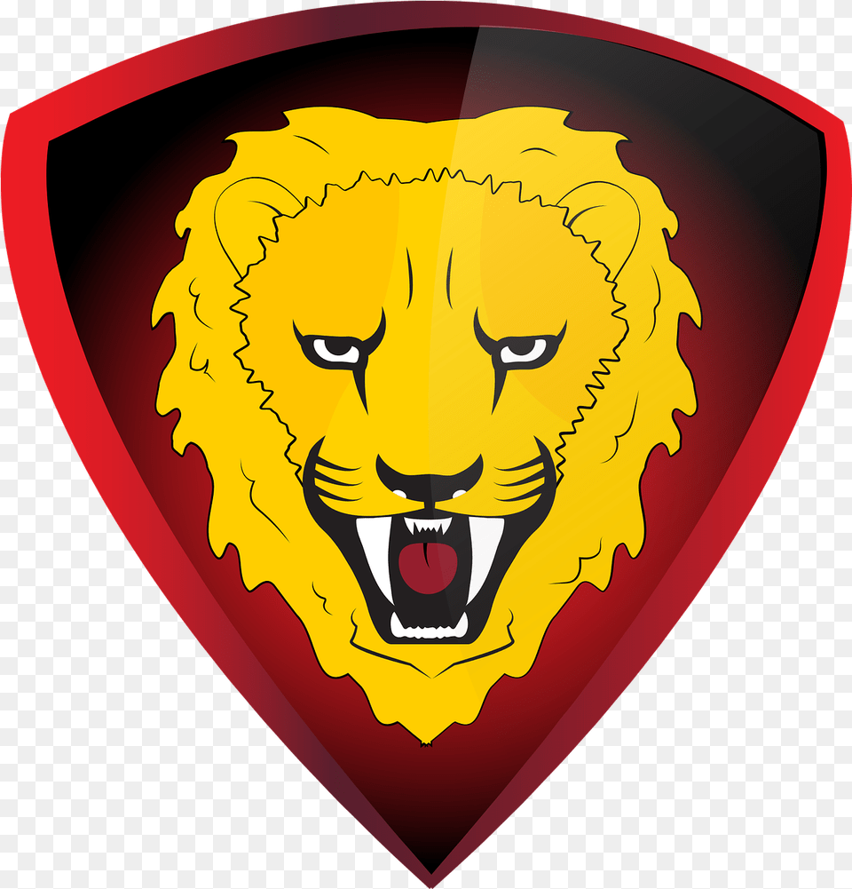 Lion Logo Shield Escudo Con Un Leon, Person, Face, Head Free Png