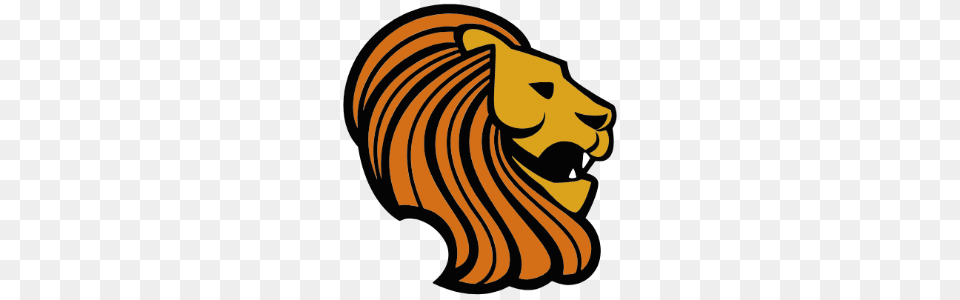Lion Mascot Side Faced Open Vectors, Animal, Mammal, Wildlife, Face Free Png