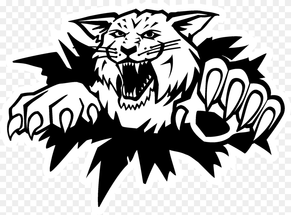 Lion Moncton Wild Cats, Stencil, Baby, Person, Hardware Free Png