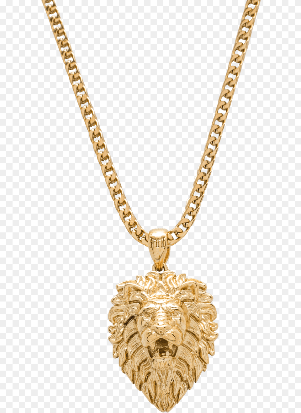 Lion Necklace Gold Diamond Silver Chain, Accessories, Jewelry, Pendant Png