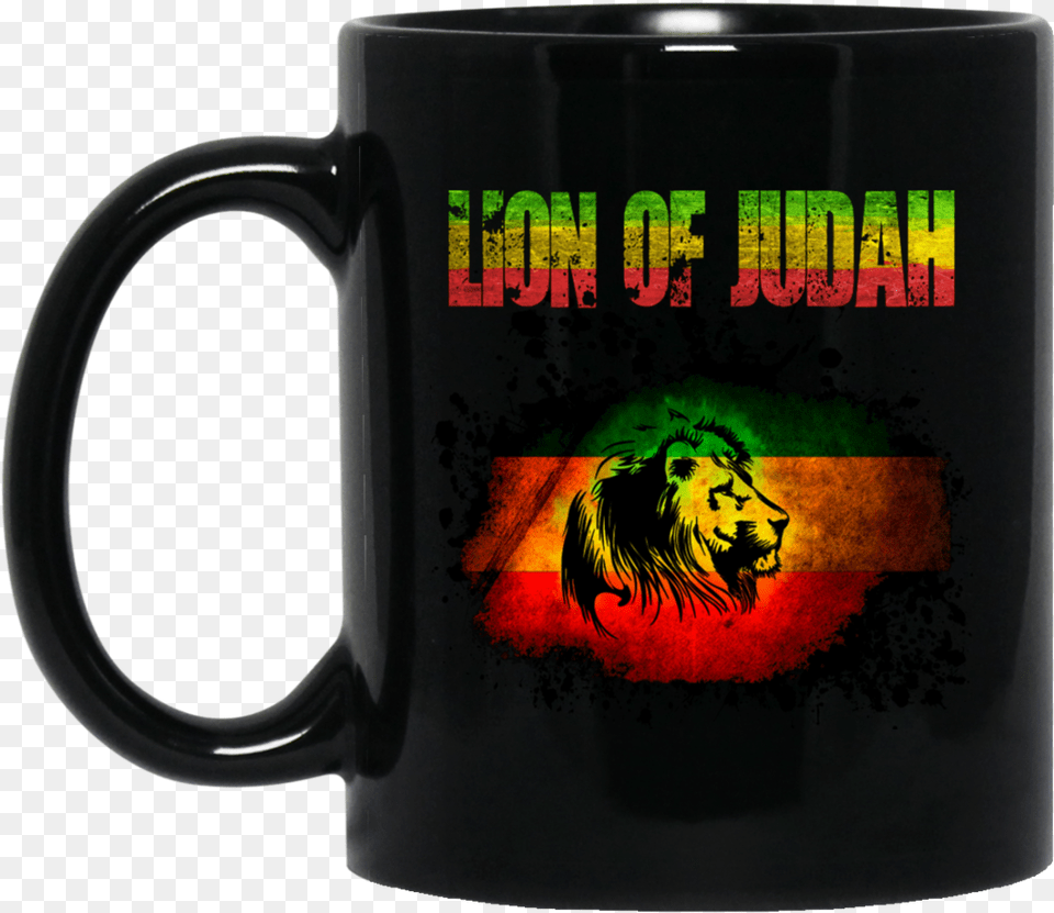 Lion Of Judah 11 Oz Mug, Cup, Animal, Mammal, Wildlife Png