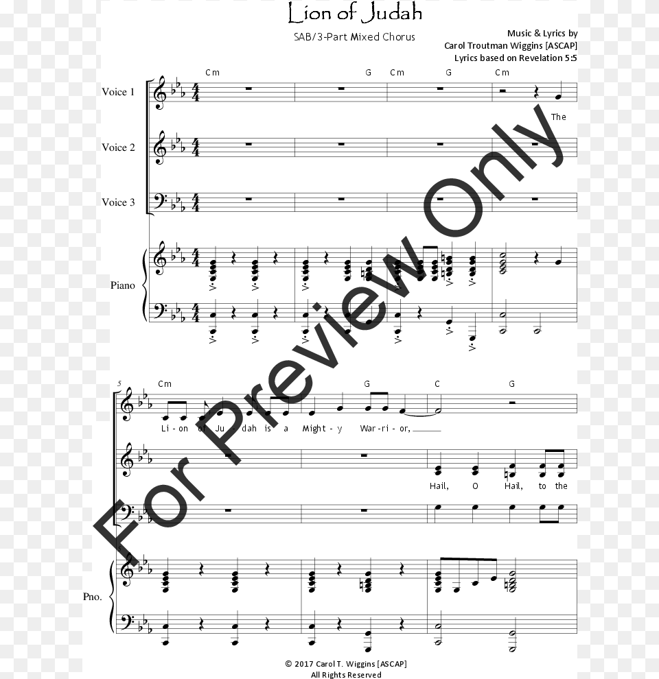 Lion Of Judah Thumbnail Lion Of Judah Thumbnail Hymns Made Easy I Need Thee Every Hour, Sheet Music Free Transparent Png