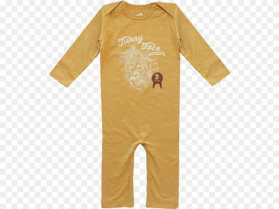 Lion Of Leisure Baby One Piece Suit Chimp, Clothing, Pajamas, T-shirt, Long Sleeve Png