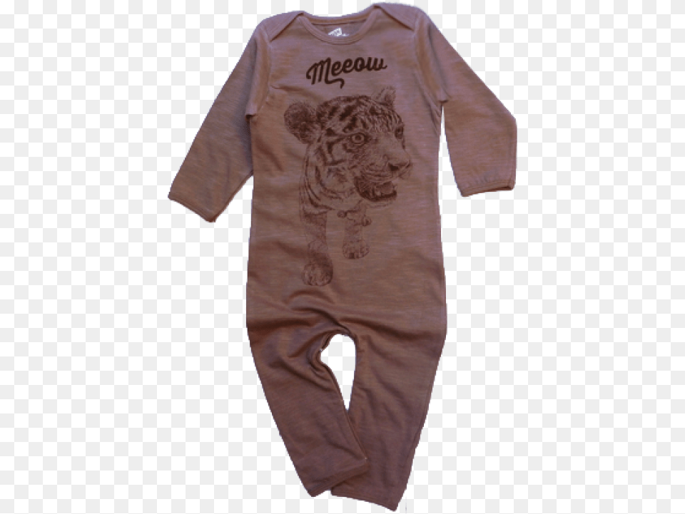 Lion Of Leisure Baby One Piece Suit Tiger One Piece Garment, Clothing, T-shirt, Coat, Pajamas Png