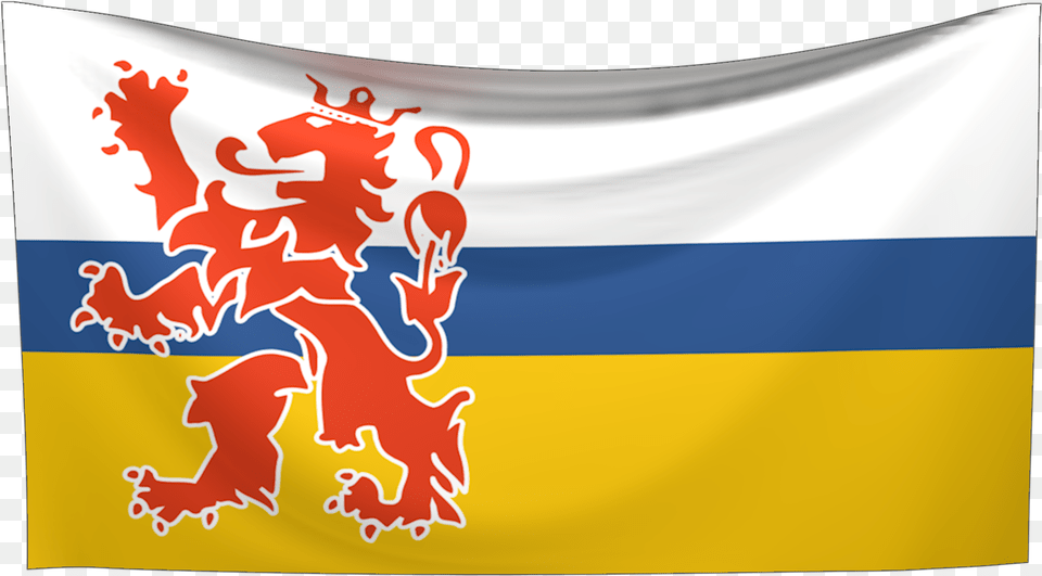 Lion On The Flag Dutch Png Image