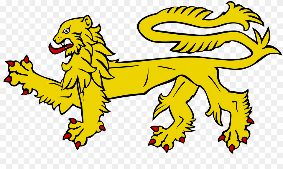 Lion Passant Clipart, Dragon, Animal, Dinosaur, Reptile Free Transparent Png