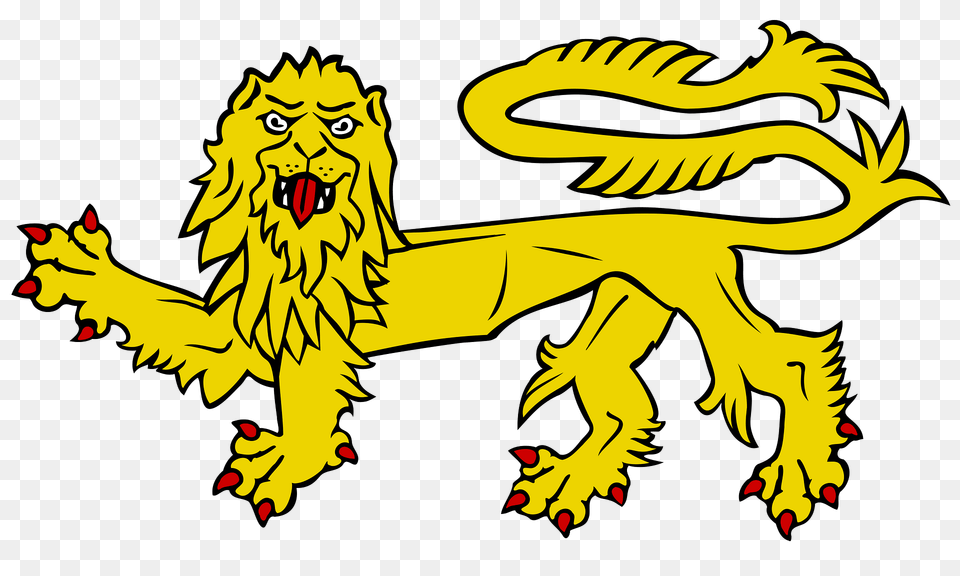 Lion Passant Guardant Clipart, Animal, Dinosaur, Reptile, Mammal Png Image