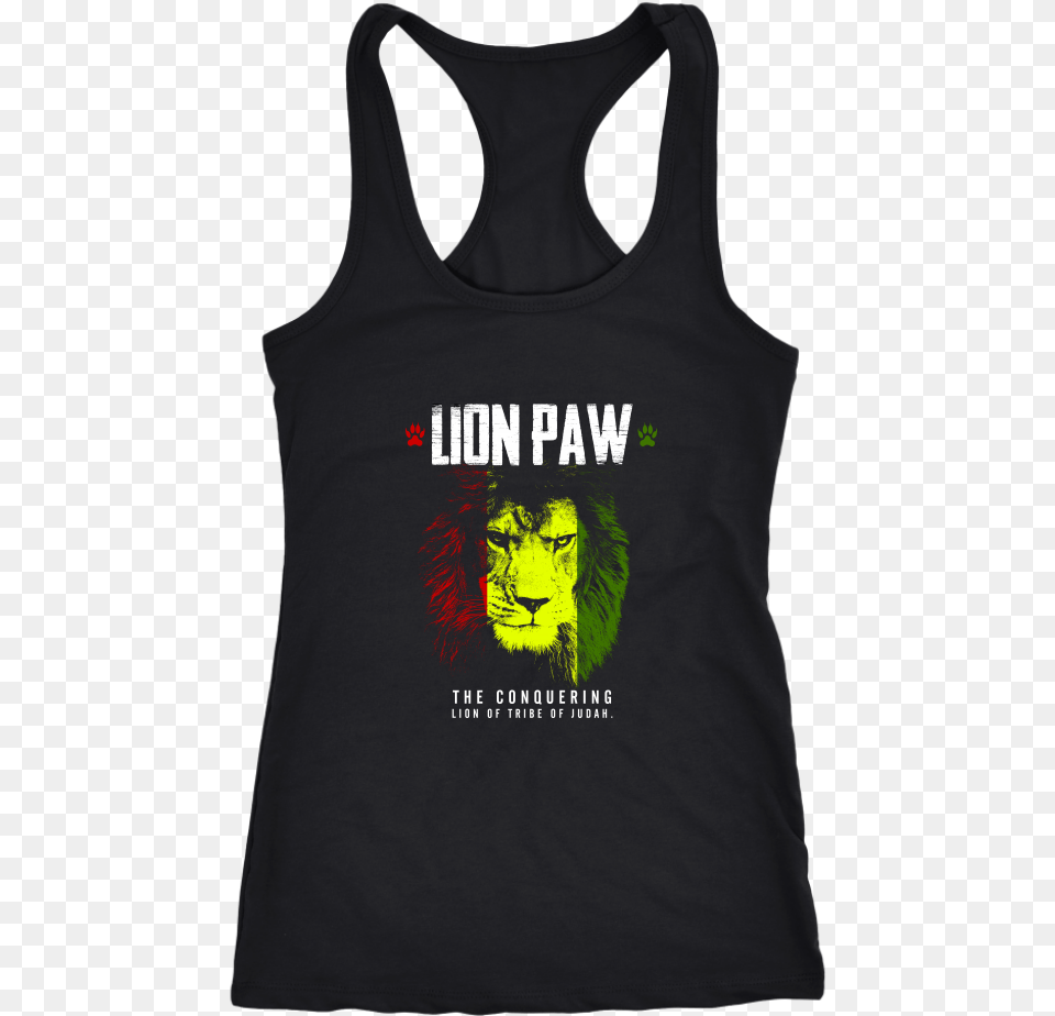 Lion Paw, Clothing, Tank Top, Person, Animal Free Transparent Png
