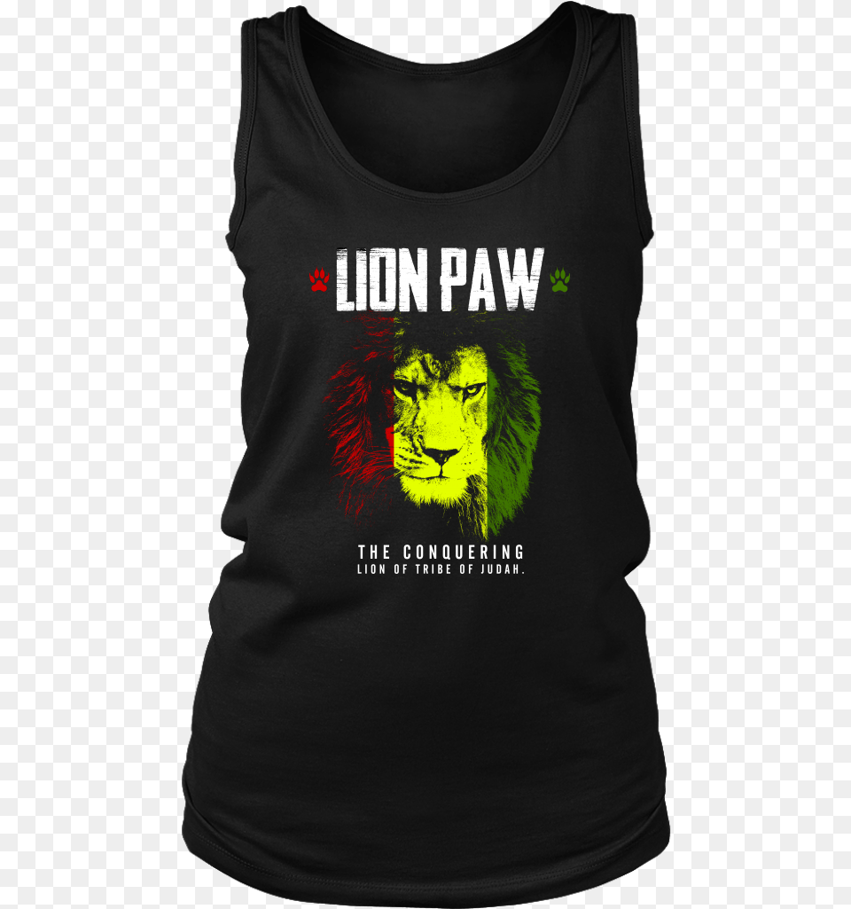 Lion Paw, Clothing, T-shirt, Tank Top, Adult Free Png Download