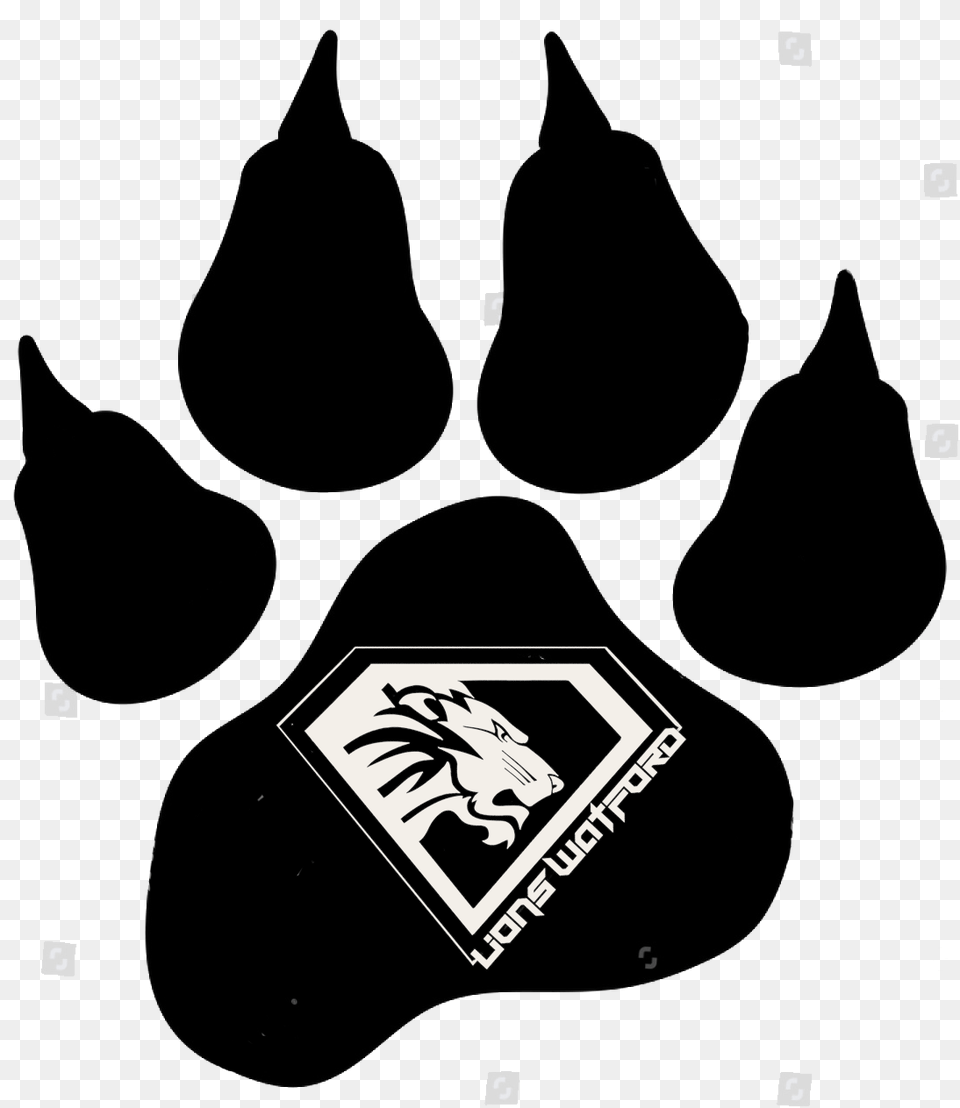 Lion Paw Print, Sticker, Person, Stencil, Face Png Image