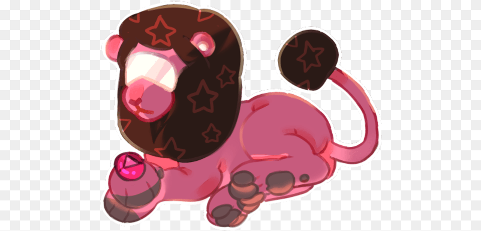 Lion Pink Mammal Garnet A Lion From Steven Universe, Animal, Smoke Pipe Free Transparent Png