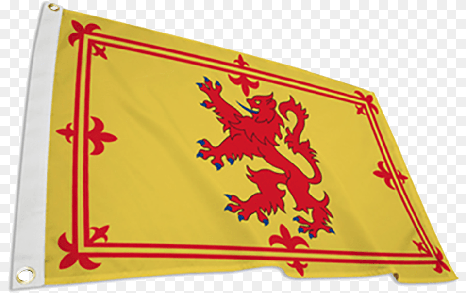 Lion Rampant Flag Transparency, Text Free Png Download