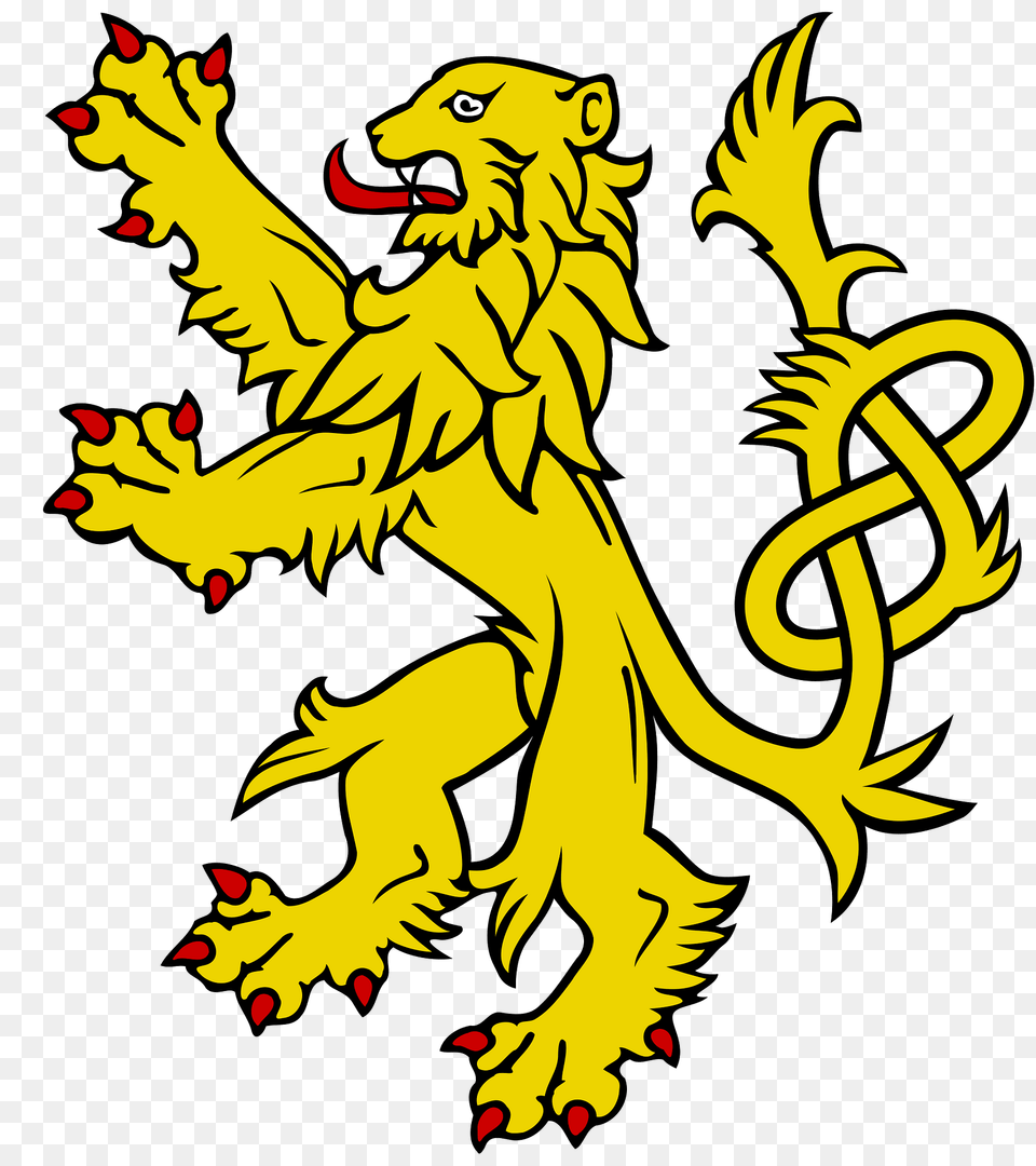 Lion Rampant Tail Nowed Clipart, Dragon Free Transparent Png