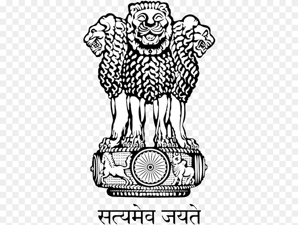 Lion Satyamev Jayate Logo National Emblem Of India, Advertisement, Poster, Mammal, Wildlife Png Image