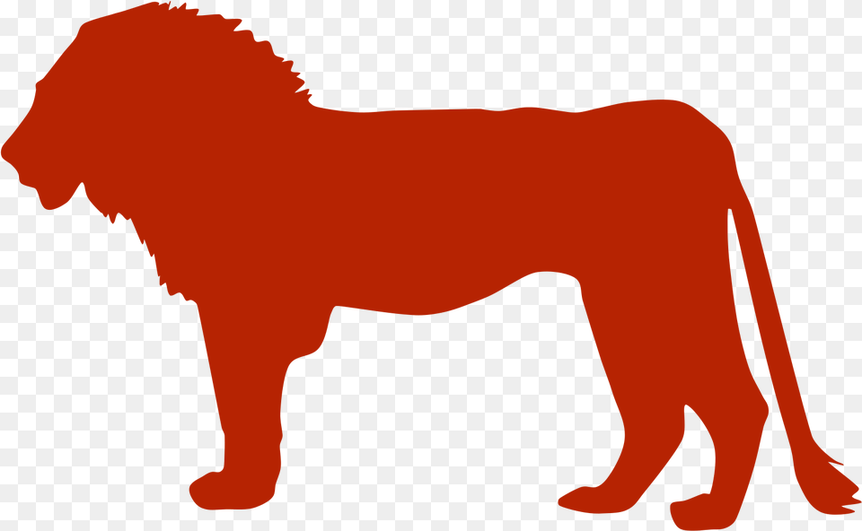 Lion Silhouette Download Lion African Animal Silhouette, Mammal, Wildlife, Person Png Image