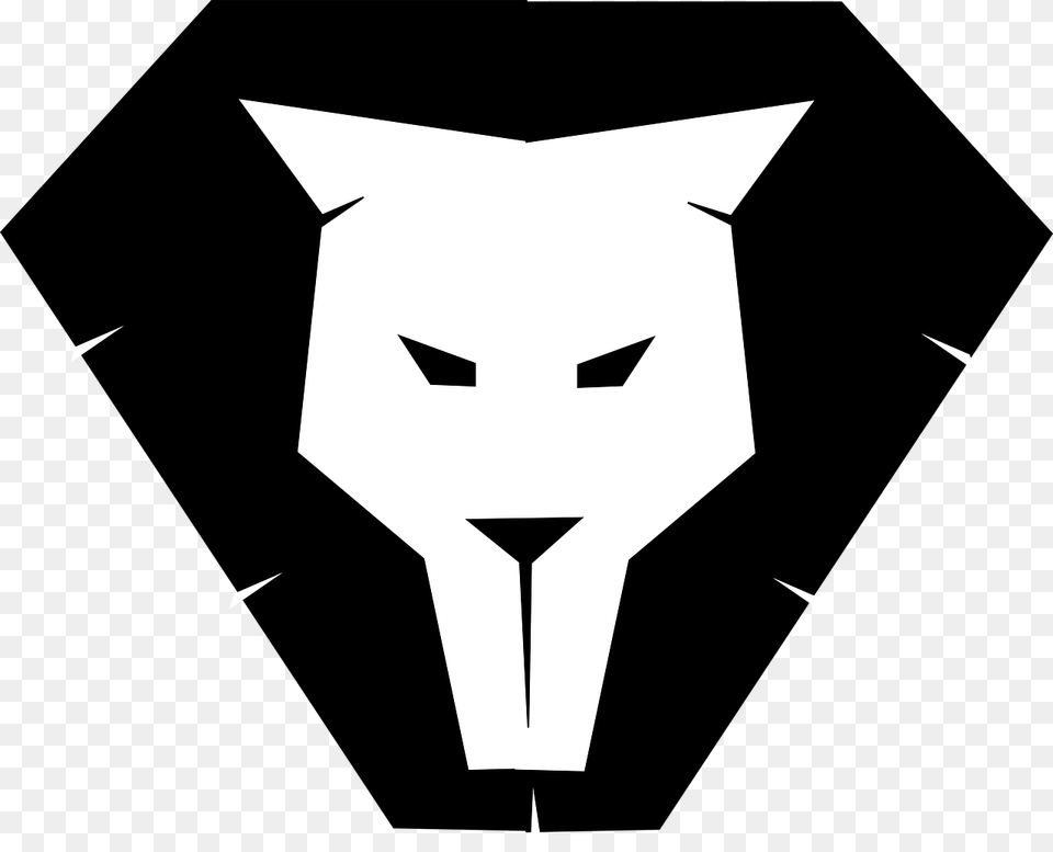 Lion Silhouette Logo Animal Sign Symbol Head Logos, Stencil Free Transparent Png