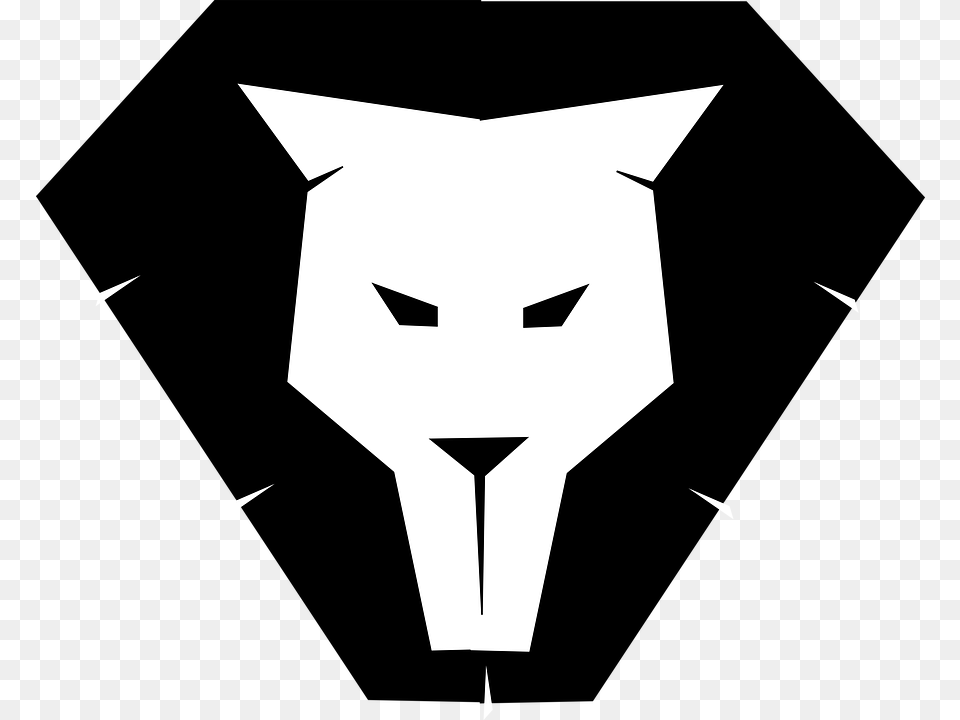 Lion Silhouette Logo Animal Transparent Logos, Stencil, Symbol Free Png Download