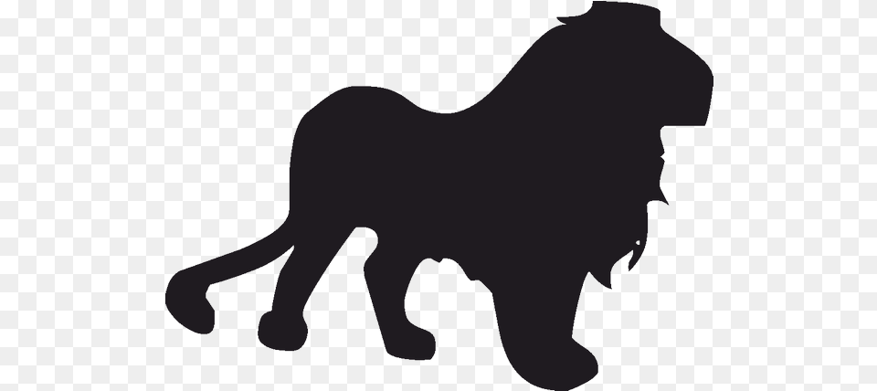 Lion Silhouette Tiger Pumbaa Sticker, Animal, Mammal, Wildlife Free Png