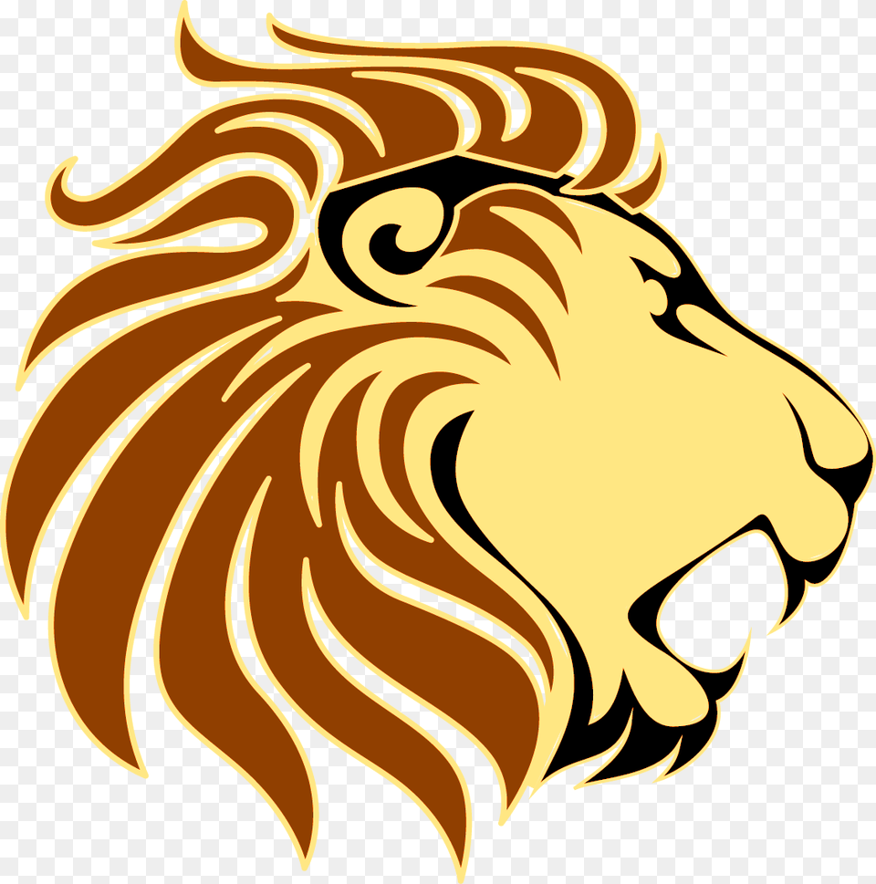 Lion Silhouette Vector Alhambra High School Lions, Animal, Mammal, Wildlife, Baby Free Png Download