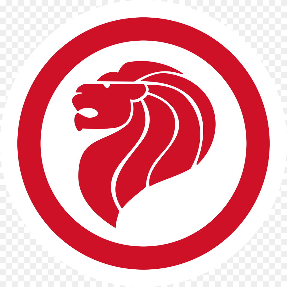 Lion Symbols Of Bravery, Sticker, Logo Free Png
