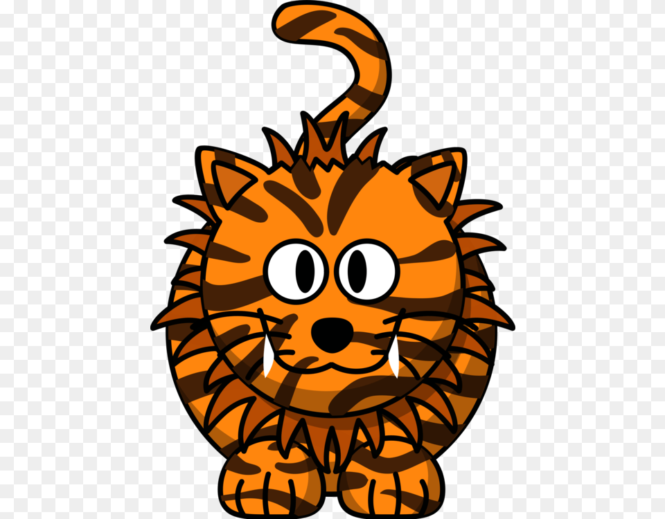 Lion Tiger Cat Felidae Liger Cartoon Tiger Clipart, Dynamite, Weapon Png Image
