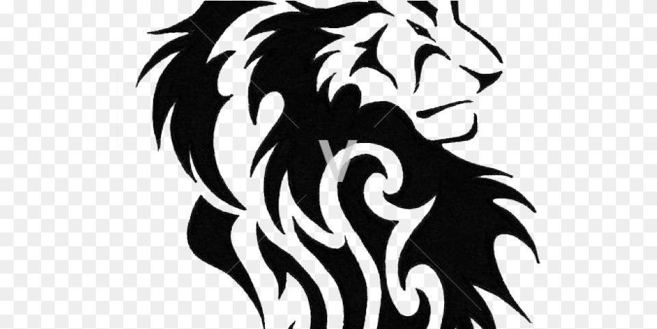 Lion Tribal Tattoo, Person Png Image