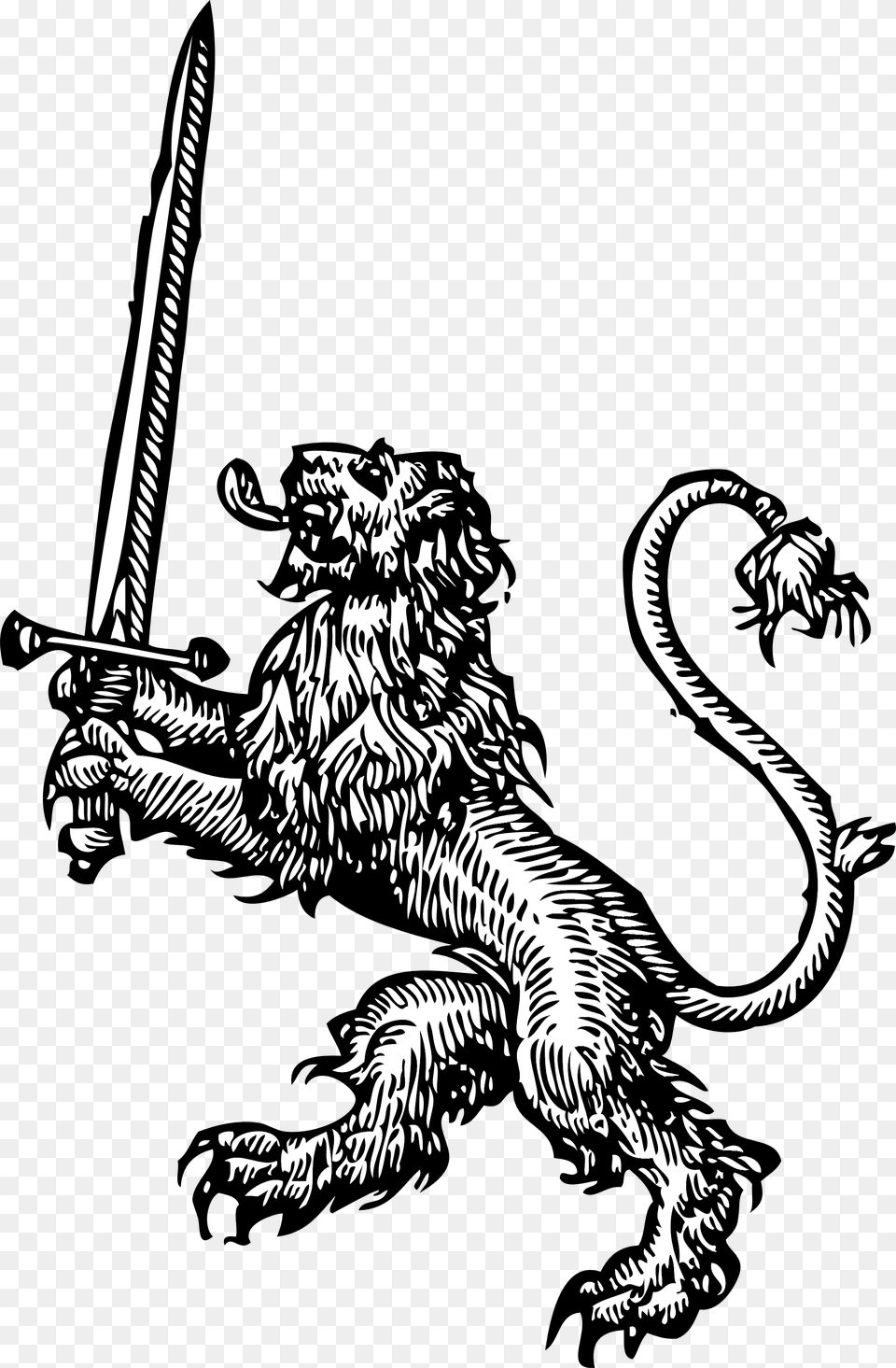 Lion With Sword Clip Arts Lion With Sword, Electronics, Hardware, Animal, Dinosaur Free Transparent Png