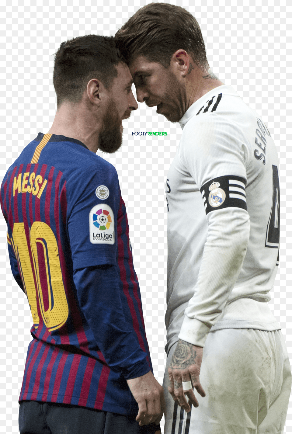 Lionel Messi Amp Sergio Ramosrender Sergio Ramos Lionel Messi, Adult, Person, Man, Male Free Png Download